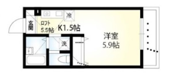 ヴェラハイツ子安台の物件間取画像